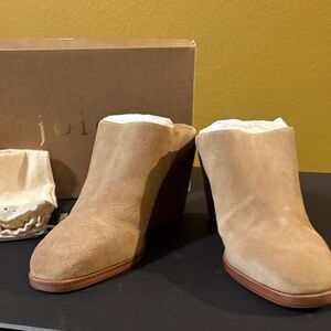 Joie Tan Suede Mules